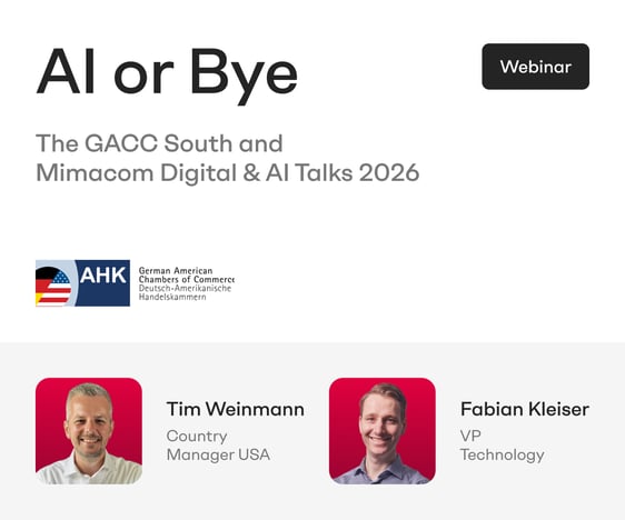 AI or Bye: The GACC South and Mimacom Digital & AI Talks 2026 | Mimacom