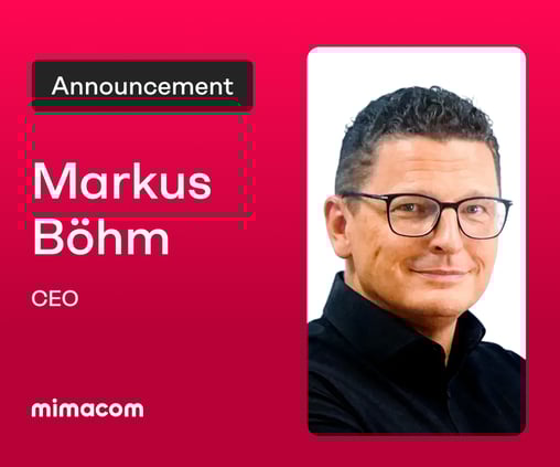 Mimacom Names Markus Böhm CEO, Reinforcing Its Focus on Customer Value in an AI-Driven World