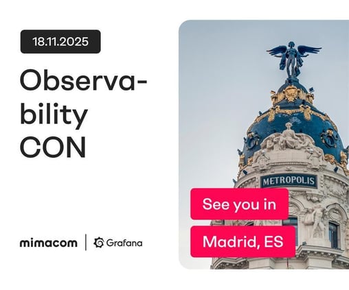 Nos vemos en Madrid: Mimacom estará en ObservabilityCON on the Road 2025
