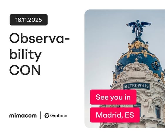 Treffen Sie Mimacom auf der ObservabilityCON in Madrid
