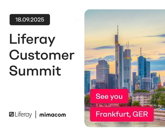 Mimacom Takes the Stage at Liferay Customer Summit 2025