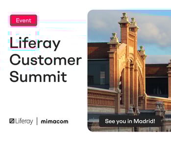 Meet Us at Liferay Customer Summit 2024