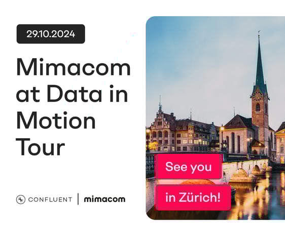 Mimacom will be at Data in Motion 2024 in Zurich