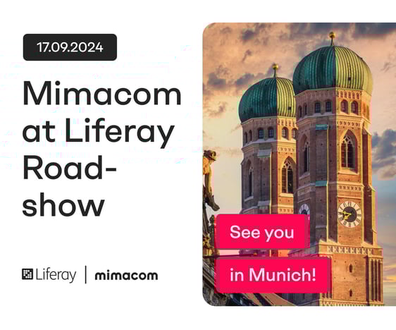 Mimacom se une a Liferay Roadshow 2024 en Munich